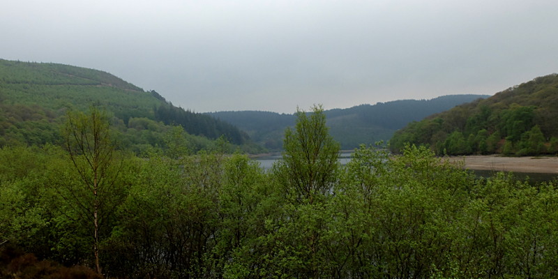 view over Garreg Ddu from the recording location